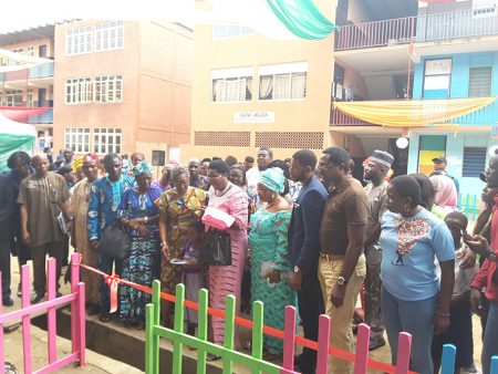 commissioning of the early childhood development centre in Adekunle Anglican Primary School Makoko